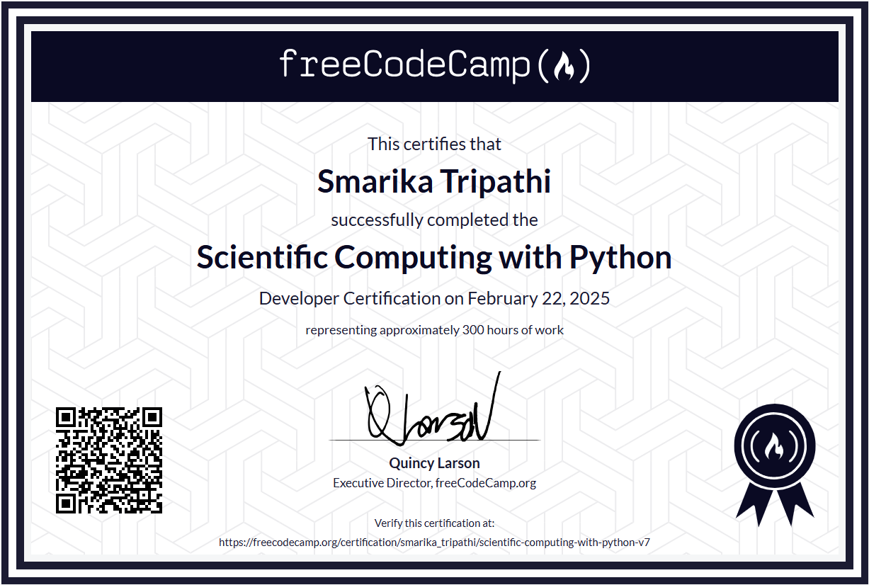Scientific Computing with Python