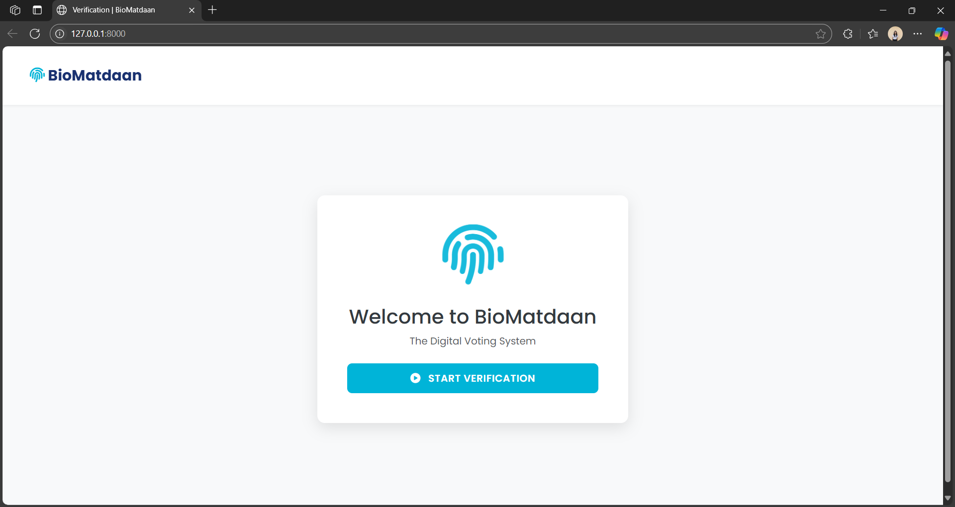 Fingerprint based Digital Voting System